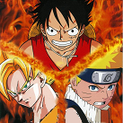 Chơi Goku vs Naruto vs Luffy vs Ichigo.